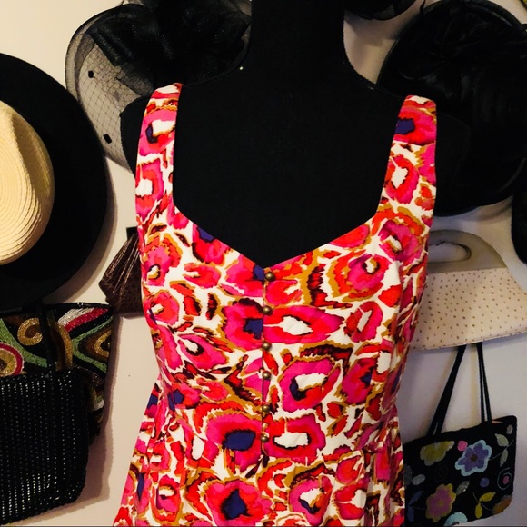 Gianni Bini Floral Print Midi - Picture 3 of 8